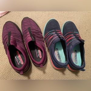 Two pairs of 7.5 Slip on Sketchers